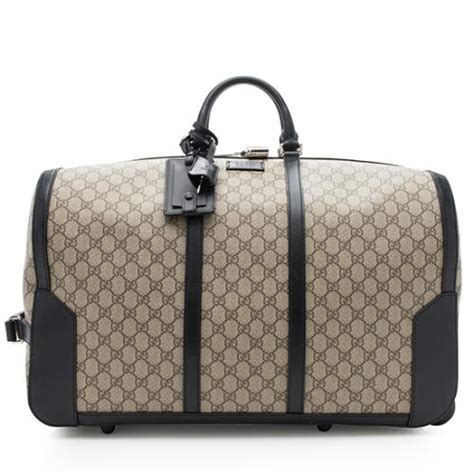 gucci wheeled luggage|gucci rolling duffle bag.